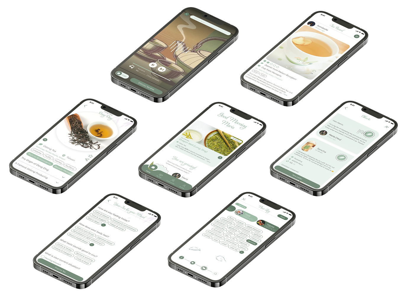 An overview of the redesigned TeaLeaf screens